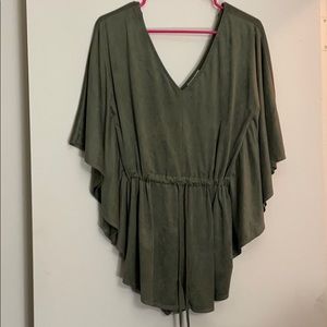 Army Green Romper